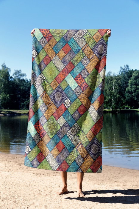 Mijölnir Ethnic 70 Toalla de Playa Multicolor 70x130 cm